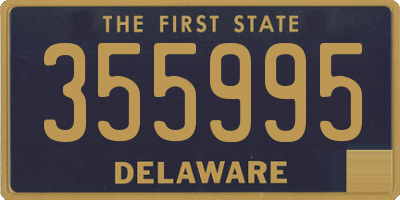 DE license plate 355995
