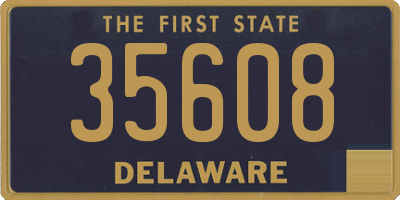 DE license plate 35608