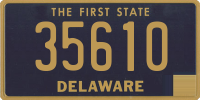 DE license plate 35610