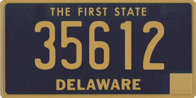 DE license plate 35612
