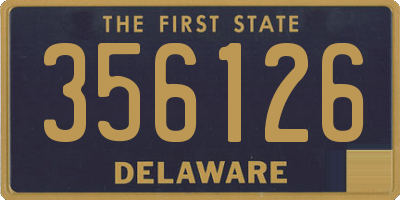 DE license plate 356126