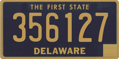 DE license plate 356127