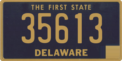 DE license plate 35613