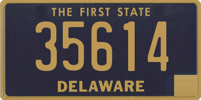 DE license plate 35614