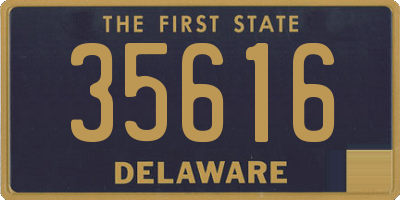 DE license plate 35616
