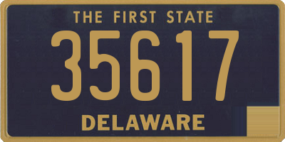 DE license plate 35617