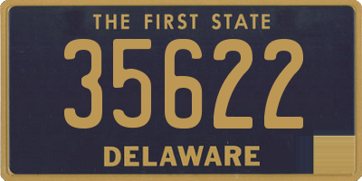 DE license plate 35622