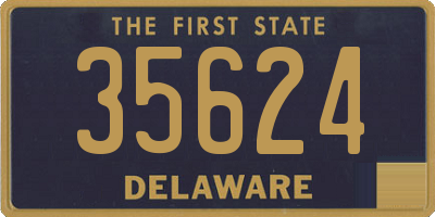 DE license plate 35624
