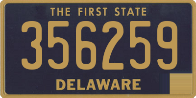 DE license plate 356259
