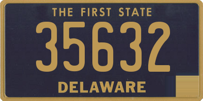 DE license plate 35632