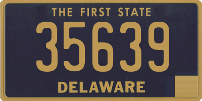 DE license plate 35639