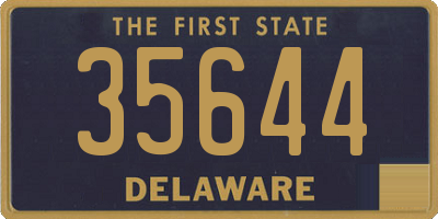 DE license plate 35644