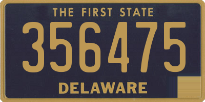 DE license plate 356475