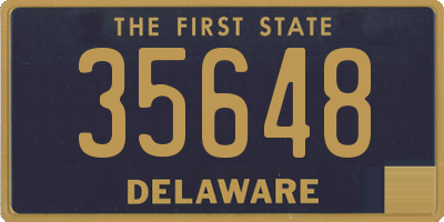 DE license plate 35648