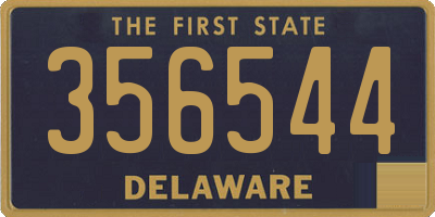 DE license plate 356544