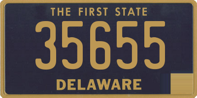 DE license plate 35655