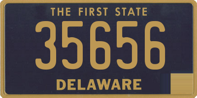 DE license plate 35656
