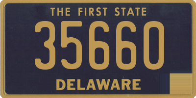 DE license plate 35660