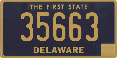 DE license plate 35663