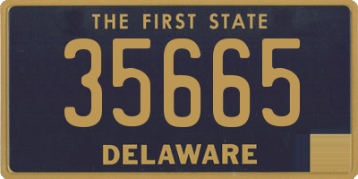 DE license plate 35665