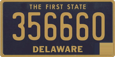 DE license plate 356660