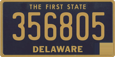 DE license plate 356805