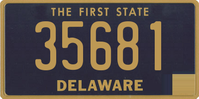 DE license plate 35681