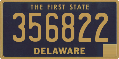 DE license plate 356822