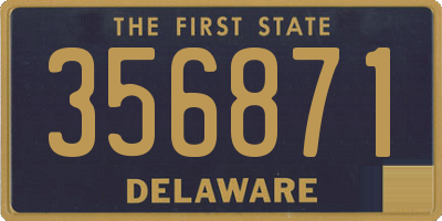 DE license plate 356871
