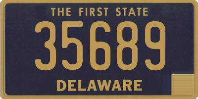 DE license plate 35689