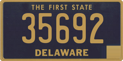 DE license plate 35692