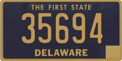 DE license plate 35694