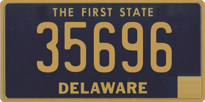 DE license plate 35696