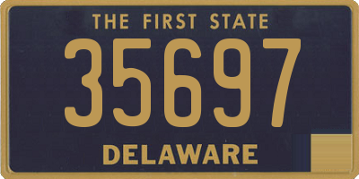 DE license plate 35697
