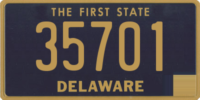 DE license plate 35701