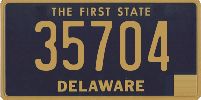 DE license plate 35704