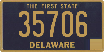 DE license plate 35706