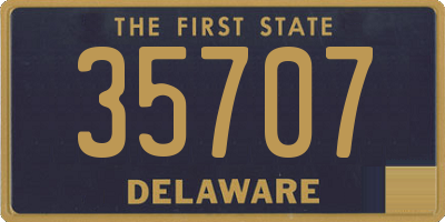 DE license plate 35707