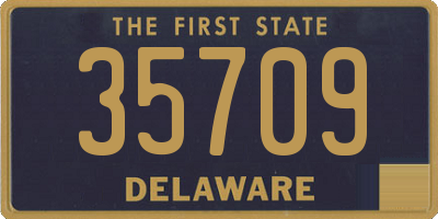 DE license plate 35709