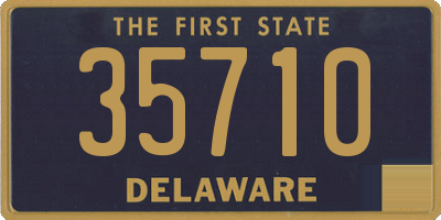 DE license plate 35710