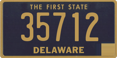 DE license plate 35712