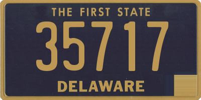 DE license plate 35717