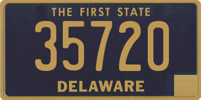 DE license plate 35720