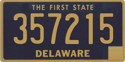 DE license plate 357215