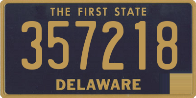 DE license plate 357218