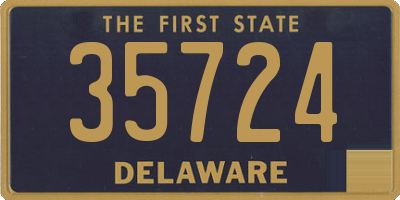 DE license plate 35724