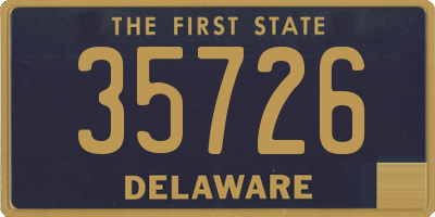DE license plate 35726