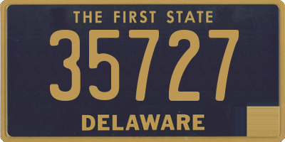 DE license plate 35727