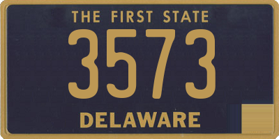 DE license plate 3573