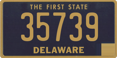 DE license plate 35739